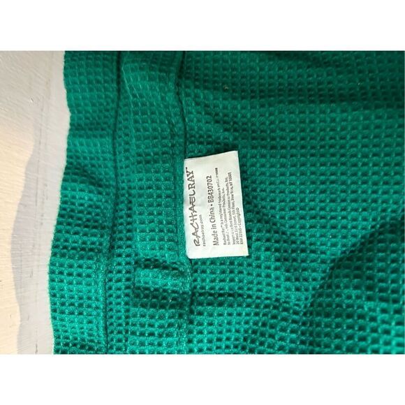 2 Rachel Ray green pot holder towels moppine heat resistance oven mitts - Picture 4 of 6